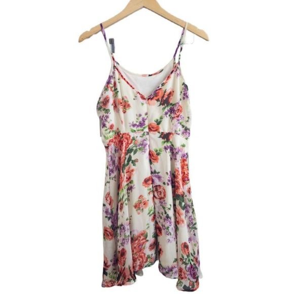 2/15$ or 3/20$ Floral Print Sun Dress SZ M - Picture 2 of 6